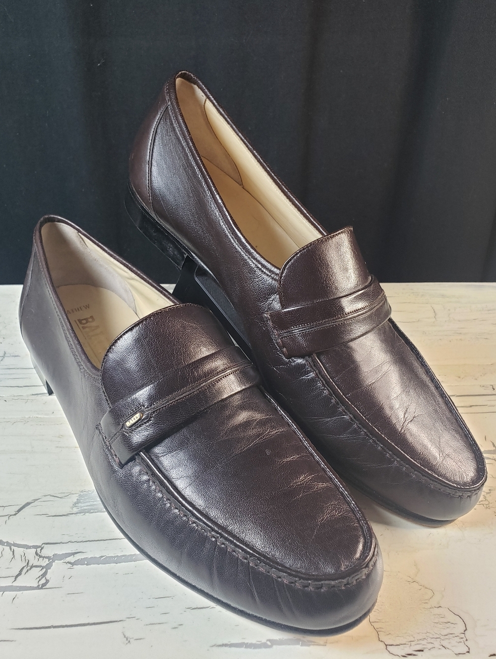 Bally 'Mathew' Loafer in Dark Brown - Men's size 12 - Picture 3 of 16